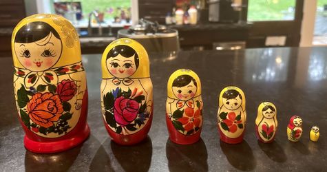 Matryoshka Dolls Hand Carried From from Russia