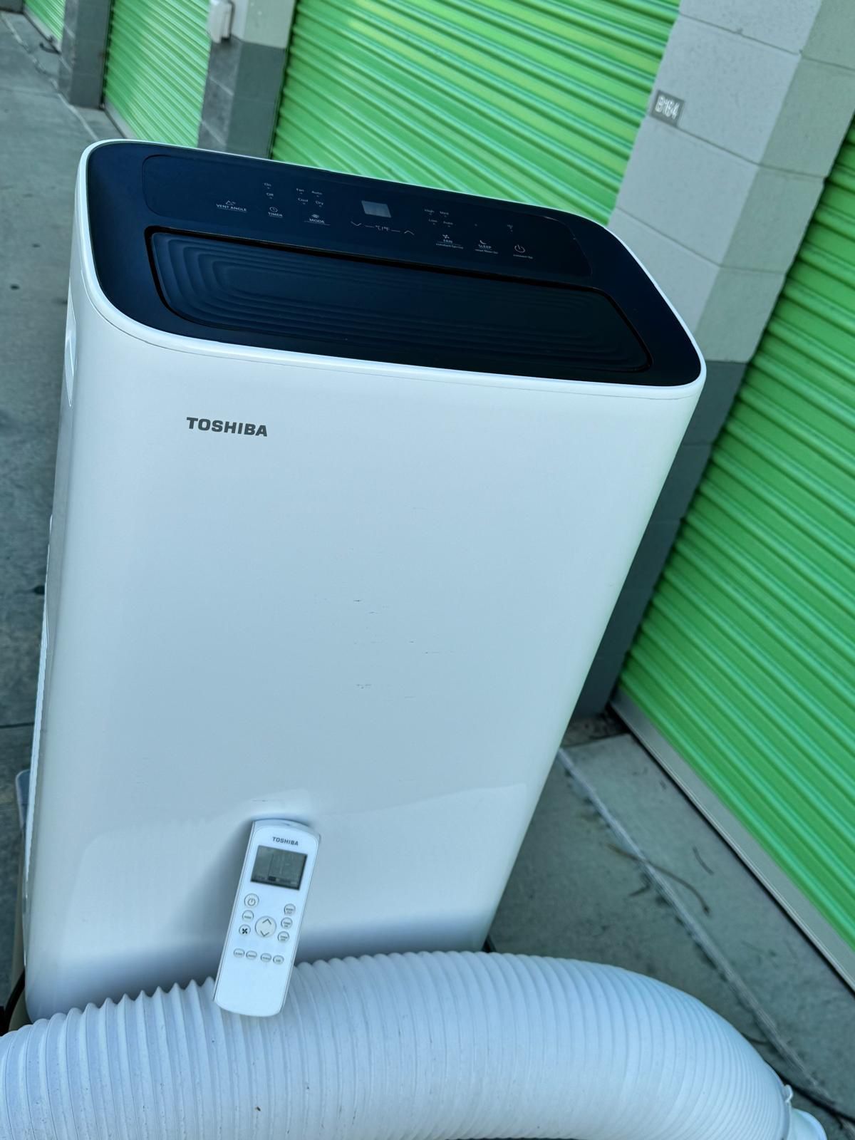 TOSHIBA 8,000 BTU (12,000 BTU ASHRAE) 115-Volt Smart Wi-Fi Portable Air Conditioner up to 350 sq. ft. Cools and Dehumidifies And Remote Control Includ