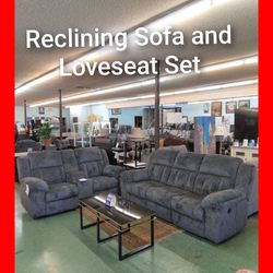 ✨ Reclining Sofa and Loveseat Set