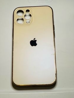 iPhone 13 Pro Max Phone Case Gold Trim