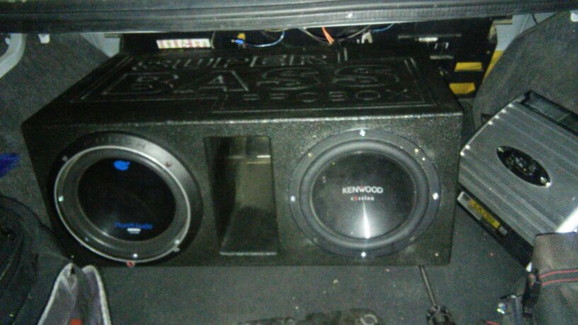 10" subs in pro box with amp