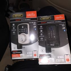  For Sale One Fingerprint One Wi-Fi Dead Bolt Lock!