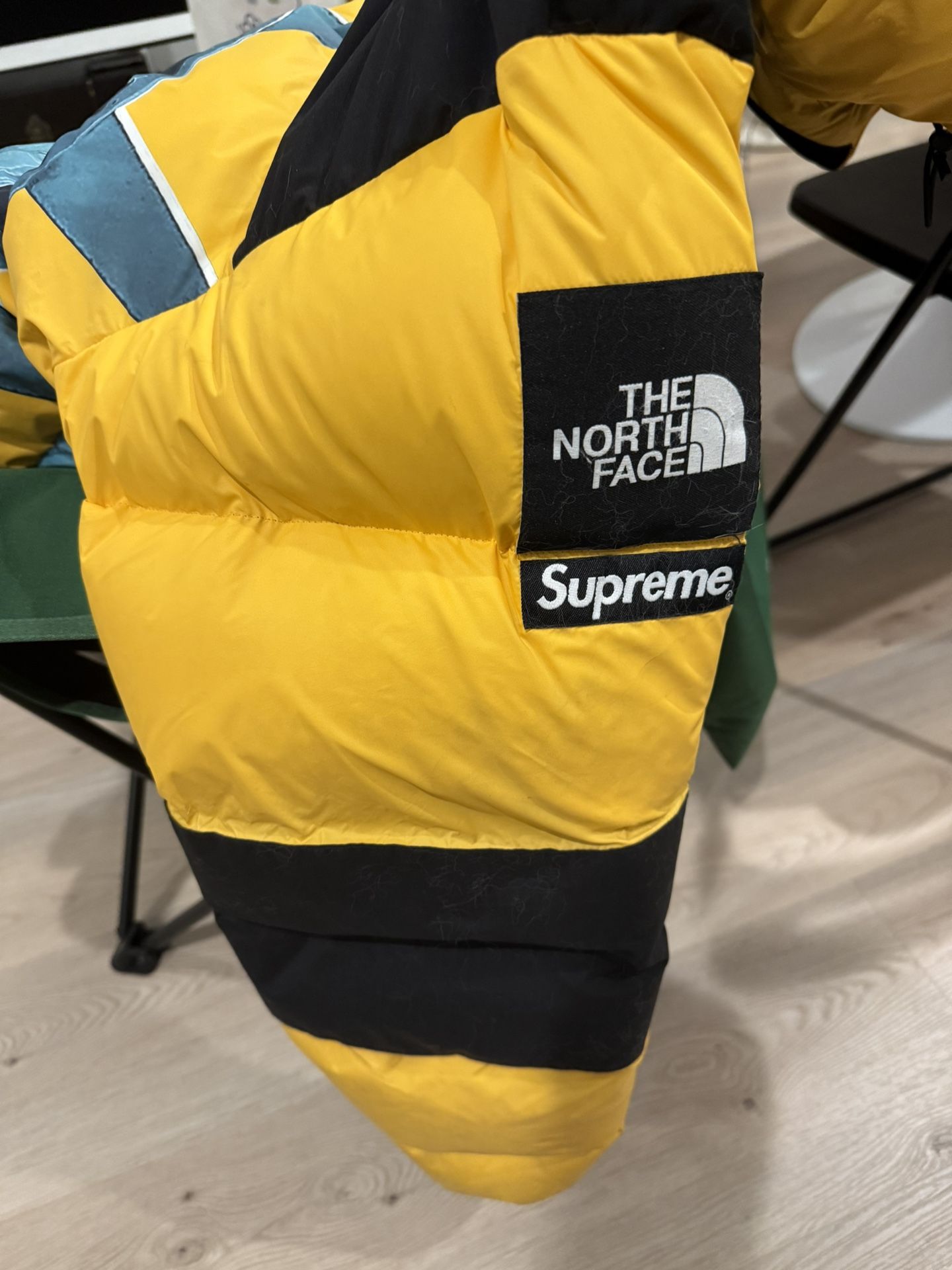 Supreme x The North Face Statue of Liberty Nuptse Jacket – Yellow
