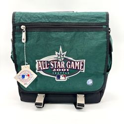 Vintage 2001 MLB All Star Game Seattle Bag Green Program
