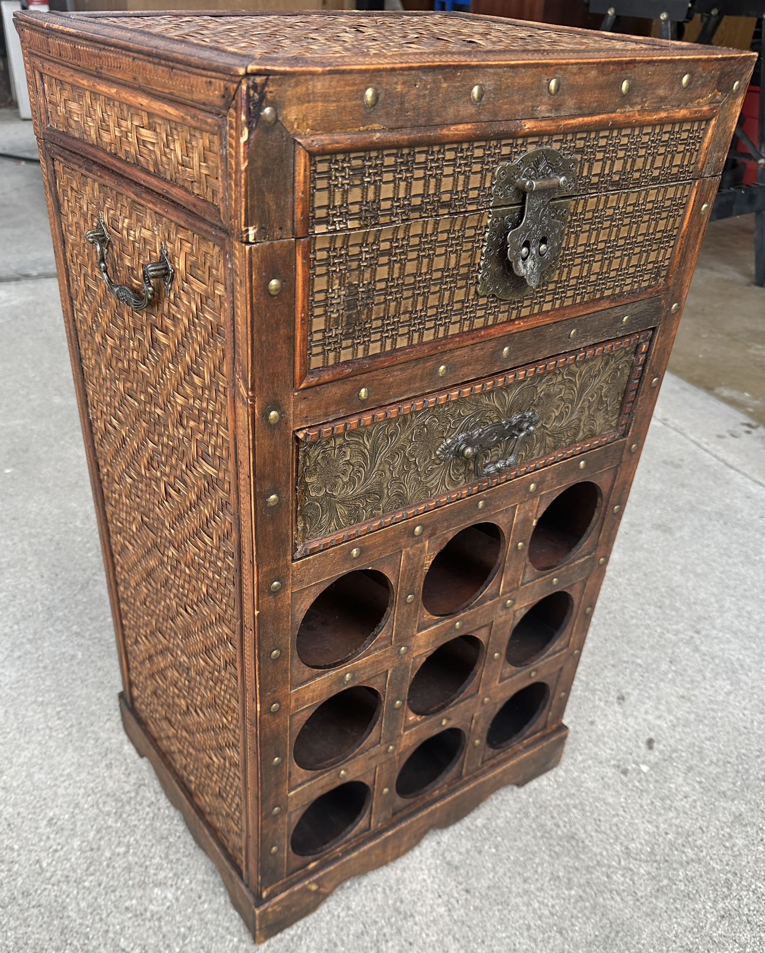 Wine Rack Cabinet - Vintage