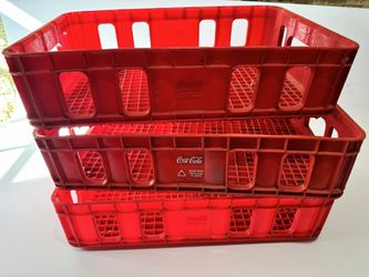 Vintage Coca Cola Plastic Crates 