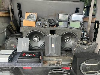 Radios-tweeters-speakers- Amplifiers- Bass Box - Sub Box
