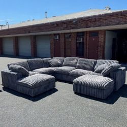 Thomasville Lowell Corduroy 8-piece Modular Sectional from COSTCO - $999 