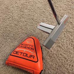 RH Scotty Cameron Detour Putter with Matching Headcover