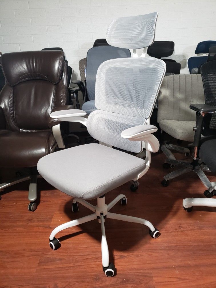 New Tralt Office Chair Ergonomic Desk Chair, 330 LBS Home Mesh Office Desk Chairs W/ Wheels, Comfortable Gaming Chair, High Back Office Chair for Long