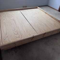 Custom-Built King Size Floating Bed Frame – Extremely Solid