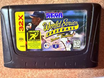 ***RARE*** World Series Baseball Starring Deion Sanders – Sega 32X
