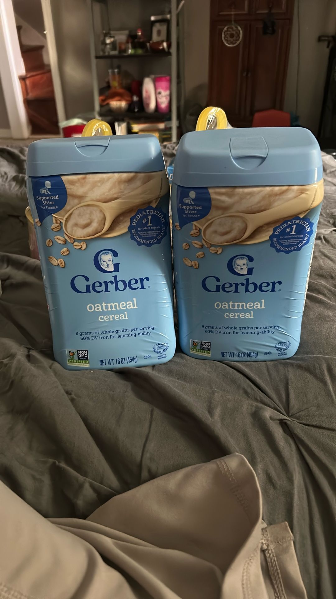 Gerber oatmeal cereal