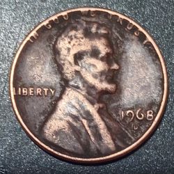 1968 D Penny 