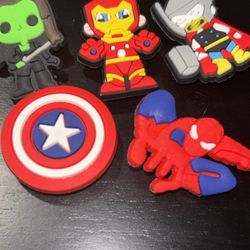 Marvel Croc Charms Set For $4