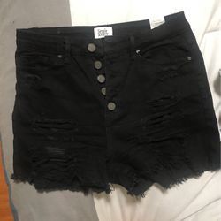 Black Womans Shorts