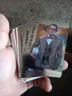 Stack of free collectible cards