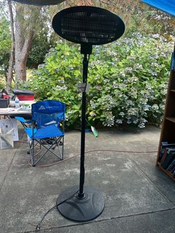 Black Standing Outdoor Patio Heater