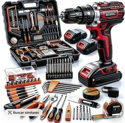 Kit de herramientas con drill