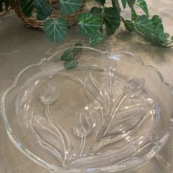 Clear Art Glass Bowl