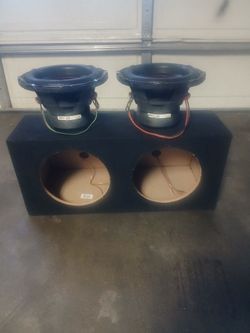 2  12" Audiopipes in box