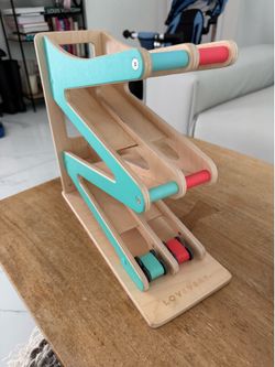 Lovevery wooden Race & chase ramp