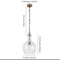 Blackened Bronze Clear Glass