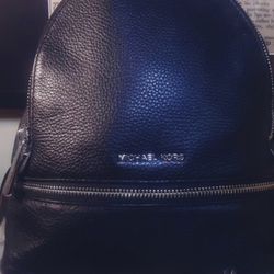  PENDING.     Michael Kors Rhea Pebble Leather Backpack 