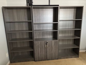 Office Bookshelves with lock $350