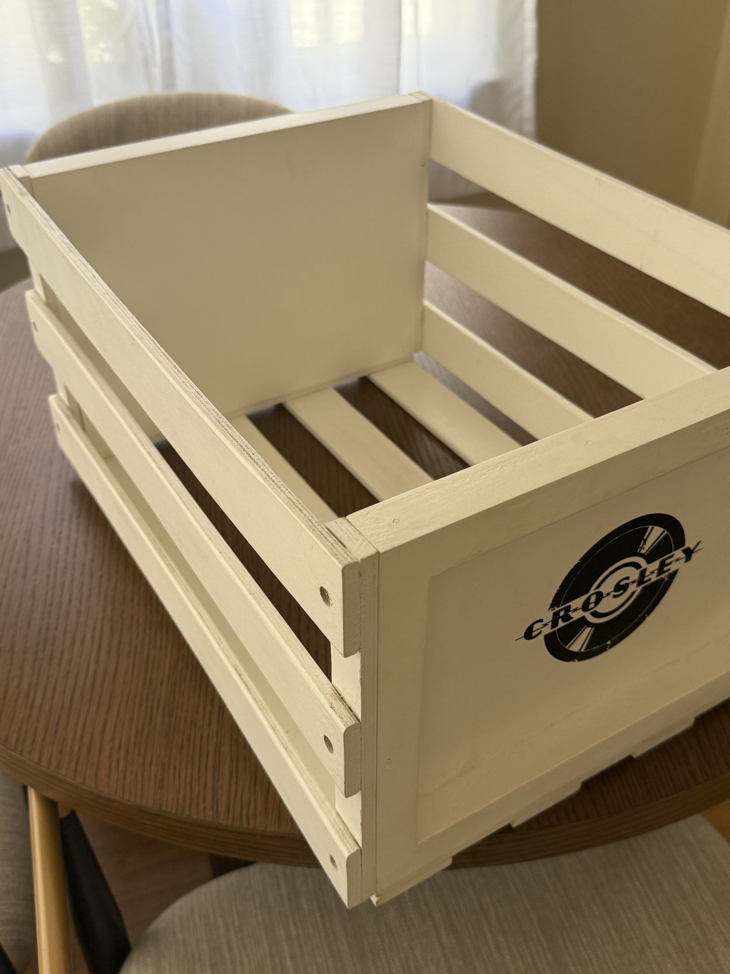 Vinyl Record Storage Crate