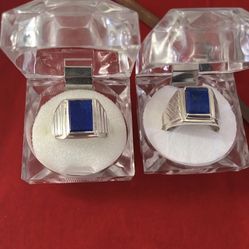 Lapis Lazuli Ring With Original Silver 