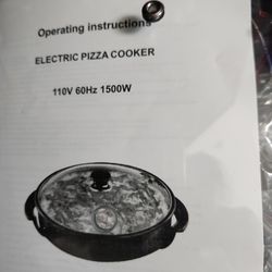 Electric Pizza Cooker--NEW