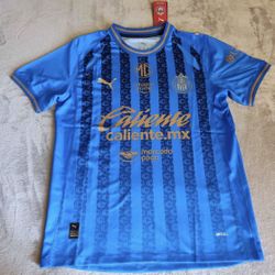 M,Xl,2XL,3XL, slim fit available Soccer Chivas Guadalajara new jersey 3rd kid blue  2026 azul terser uniforme el rebaño sagrado  New Jersey  2025-  20