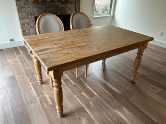 Rustic Table and 2 chairs
