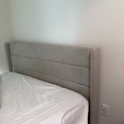 Queen bed with storage