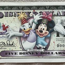 2009 Disney Dollar Minnie And Daisy 