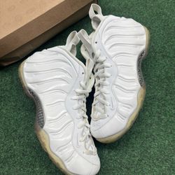 NIKE FOAMPOSITE WHITEOUT SIZE 9