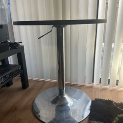 Adjustable Height Round Table/bar Table 