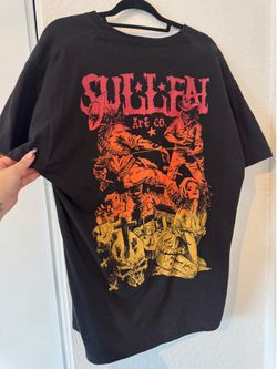 Sullen Art Co. Black Western Cowboy Graphic Tee - Size XL