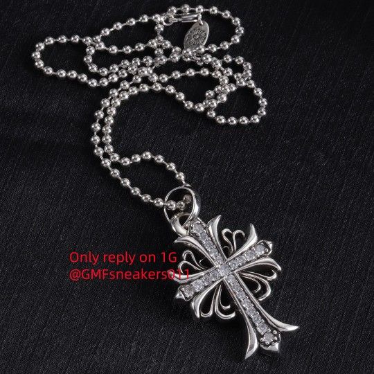 C.hrome H.earts Necklace