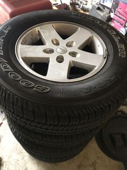 Jeep wrangler sport wheels every good condition
