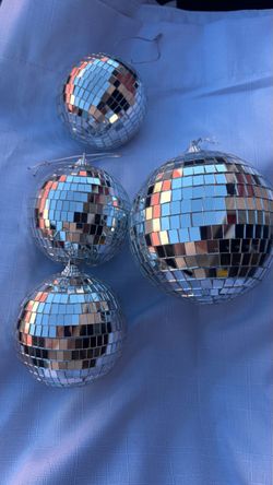 4 disco balls