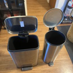 Stainless Steel Trash Cans 