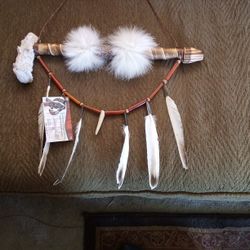 Made With Real Dear Antler Would Beads C Beads And Sinew Feathers 10 Counts With Certificate Of Done A Dentistry Handmade 55 Dollars Firm