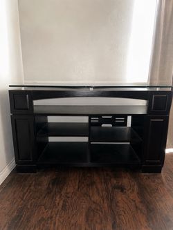 Black TV Stand / Entertainment Center