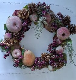 Candied Fruit 12" Wreath