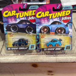 Hot Wheels & Car Tuned Jdm 85 Toyota Corolla & 22 GR86