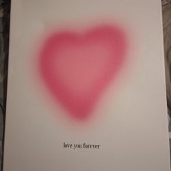 Love You Forever Canvas Painting