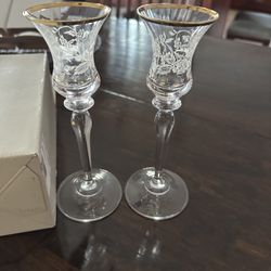 Pair of Mikasa Candle Holders  Reducing