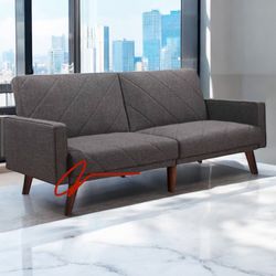 New! Comfy Large Classic Fabric Sofa Sleeper !! 